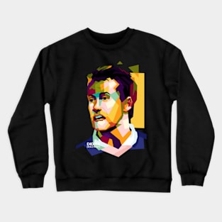 didier deschamps pop art Crewneck Sweatshirt